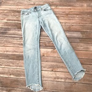 True Religion Halle mid-rise super skinny size 24